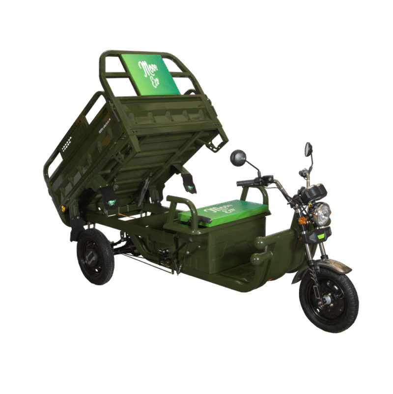 Triciclu electric omologat Cargo 500 EEC / 60V/20AH Verde
