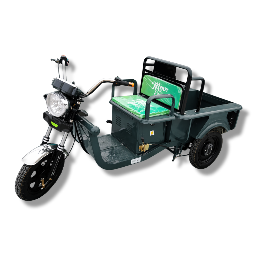 Triciclu Electric MoveEco Cargo 250 | 48V/20AH | 25-45 km/h | Gri