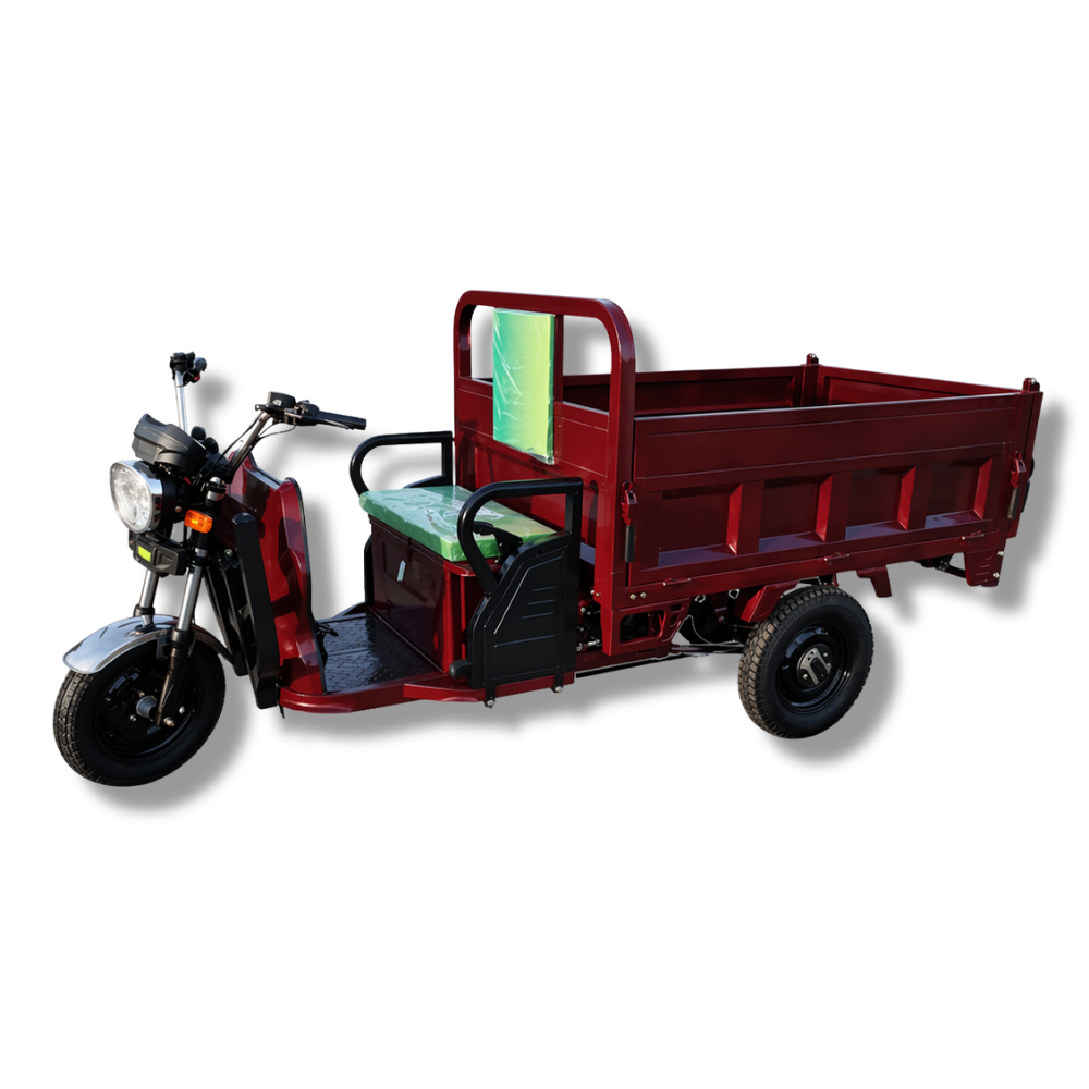 Triciclu Electric MoveEco Cargo 700 | 60V/45AH | 25-45 km/h | Vișiniu