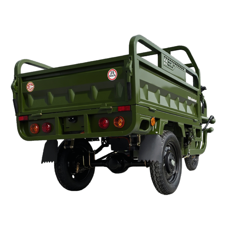 Triciclu electric MoveEco omologat limitat 25 km/h / Verde