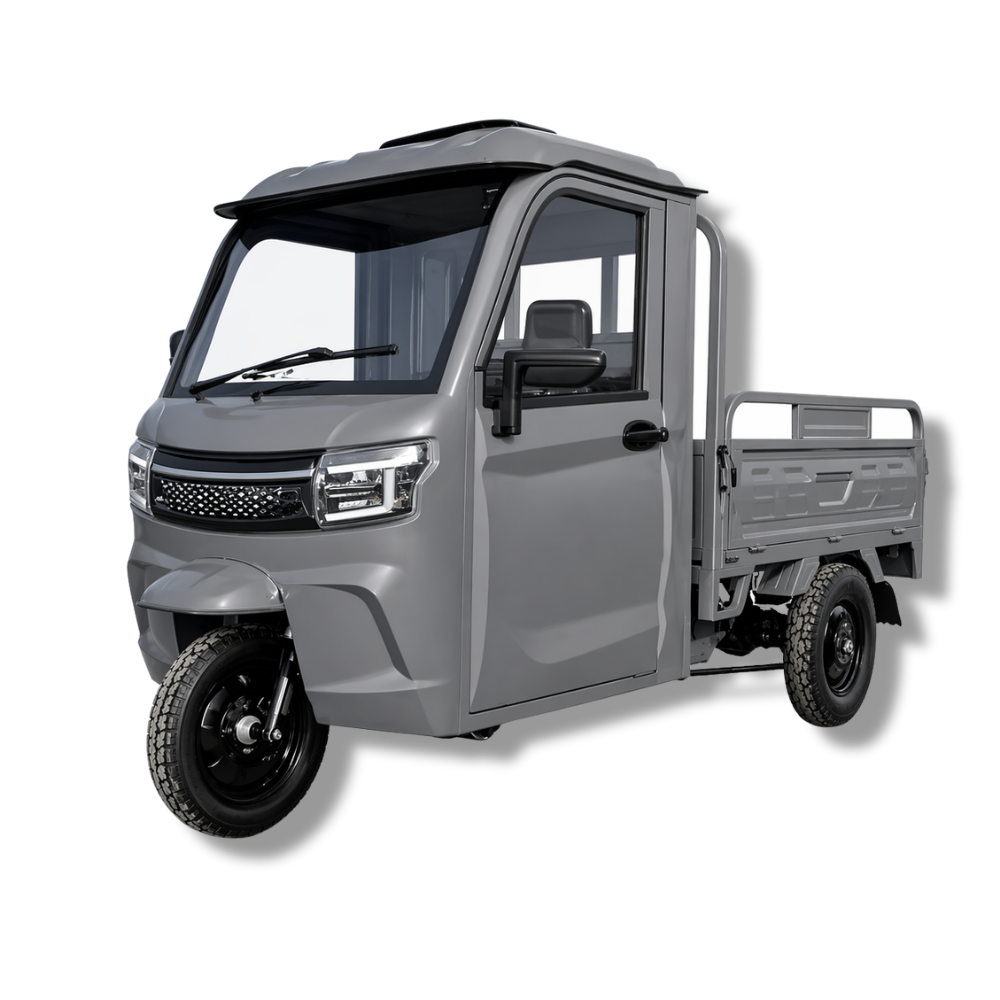 Triciclu Electric MoveEco cu cabina KH01 | 72V/45AH | 45km/h | Gri