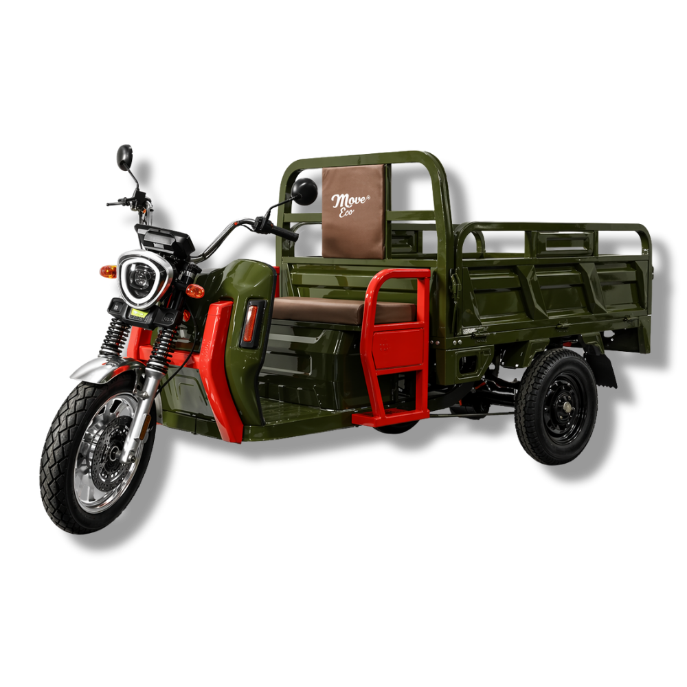 Triciclu Electric MoveEco Cargo 500 NC09 | 72V/45AH | 45km/h | Verde