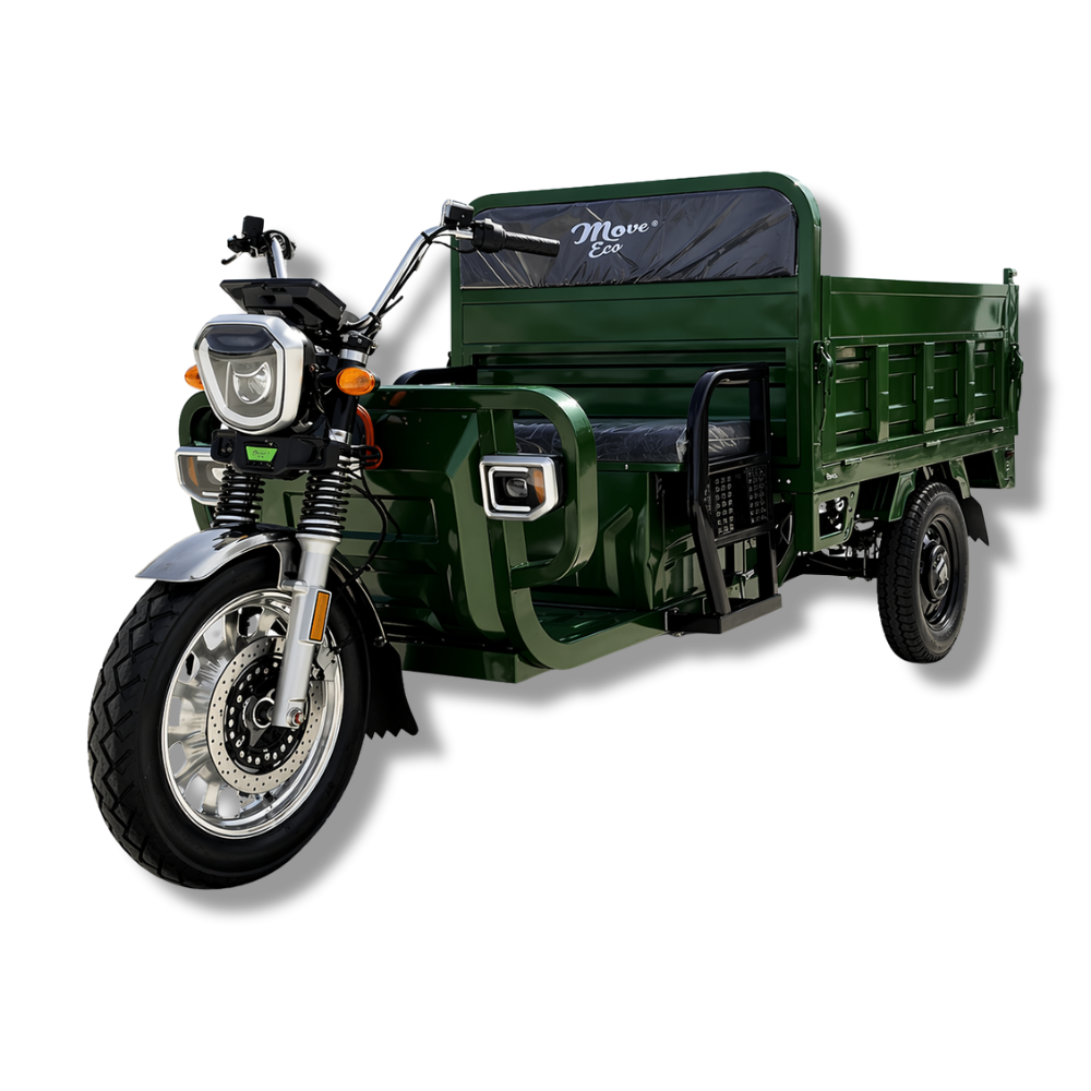 Triciclu Electric MoveEco Cargo 700 NC09 | 72V/45AH | 45km/h | Verde