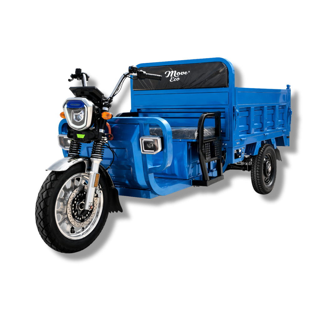 Triciclu Electric MoveEco Cargo 700 NC09 | 72V/45AH | 45km/h Albastru