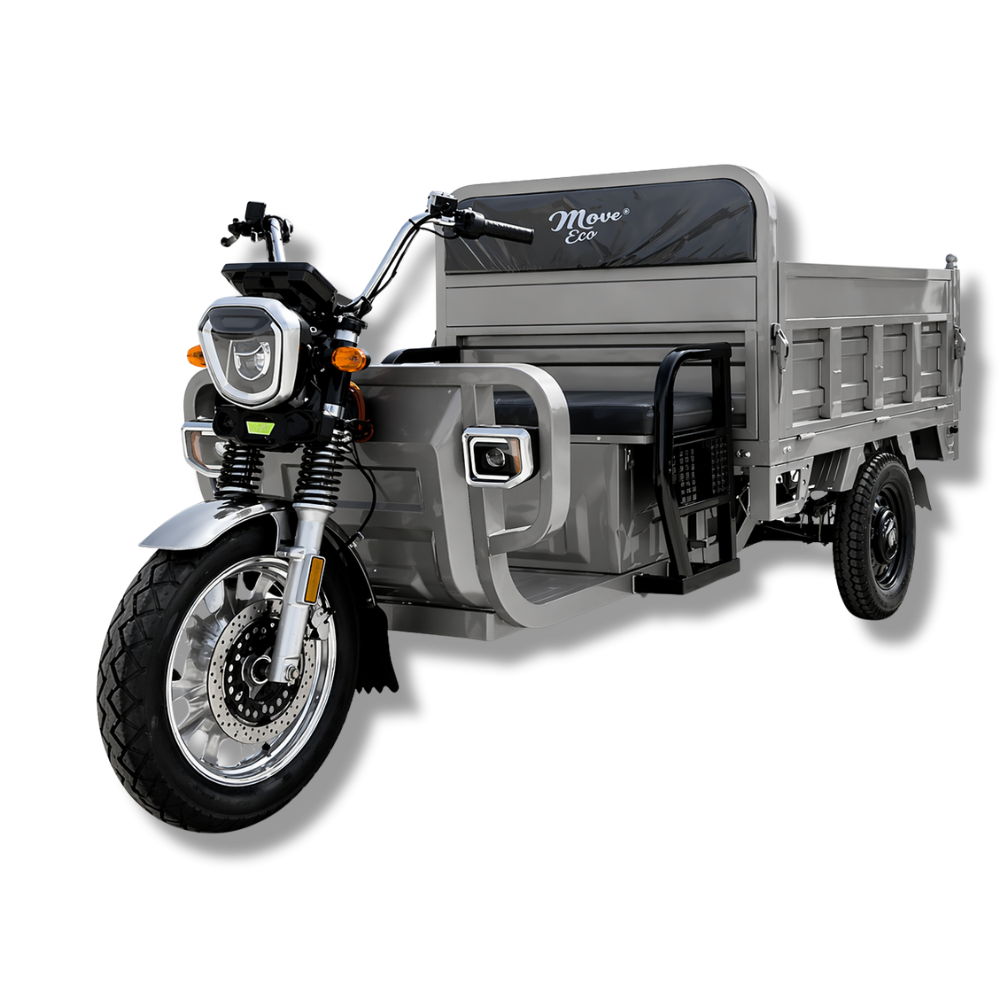 Triciclu Electric MoveEco Cargo 700 NC09 | 72V/45AH | 45km/h Gri