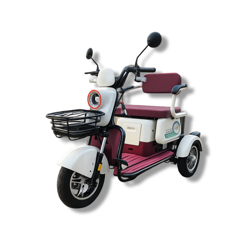 Triciclu Electric Persoane MoveEco S1 Mini | 2000W | Fără Permis | 25 km/h | Violet