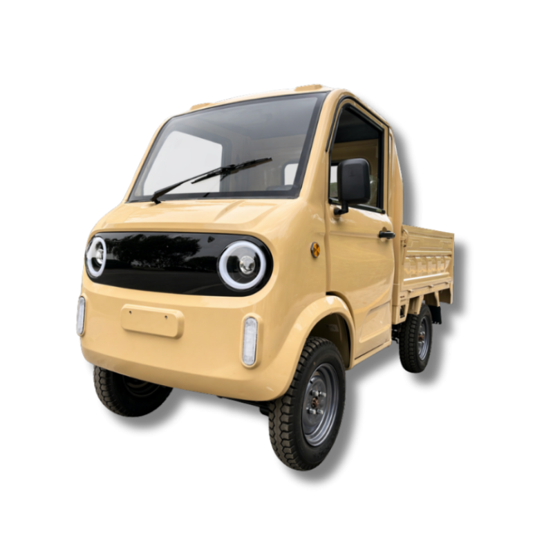 Camionetă electrică MoveEco Pickup T1 | 3000W | Fără Permis | 25 km/h | Maro