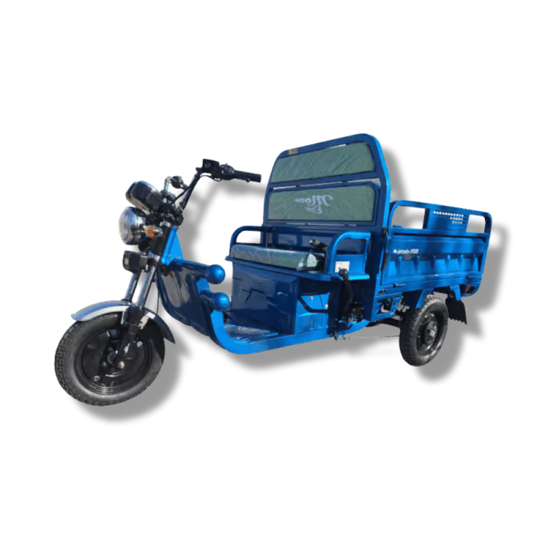 Triciclu Electric MoveEco Cargo 500 | 60V-45 Ah | Fără permis | 25km/h | Albastru