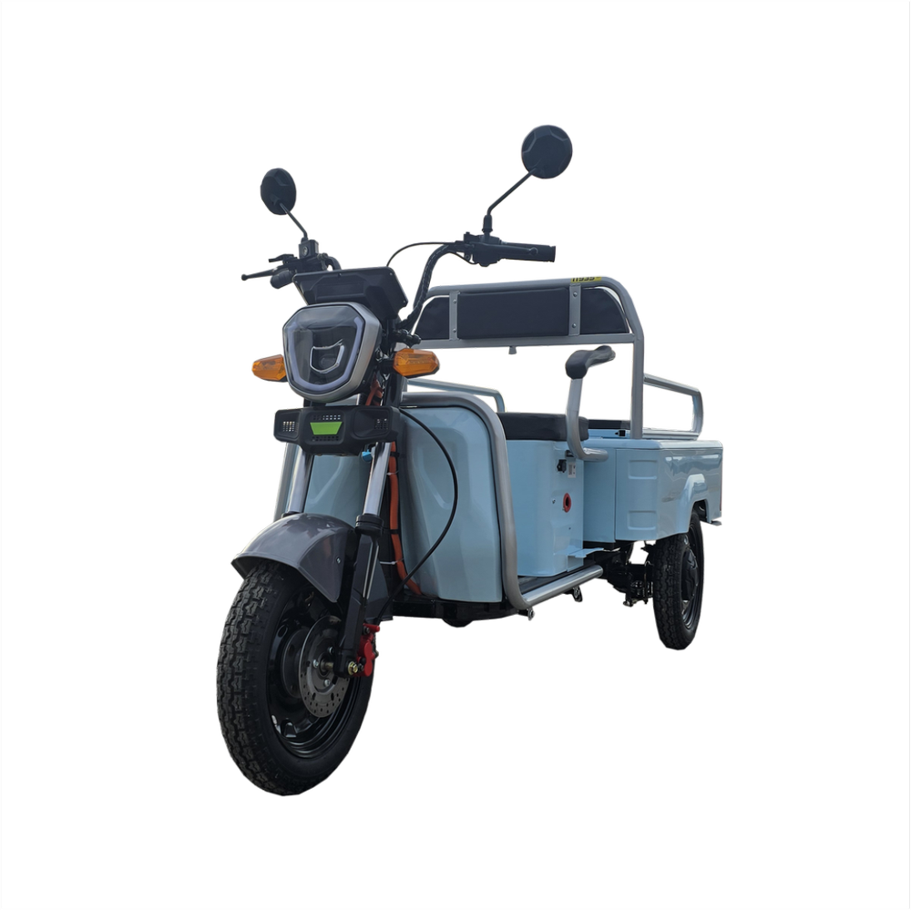 Triciclu Electric MoveEco Cargo 250 | Fără Permis | 25km/h Albastru