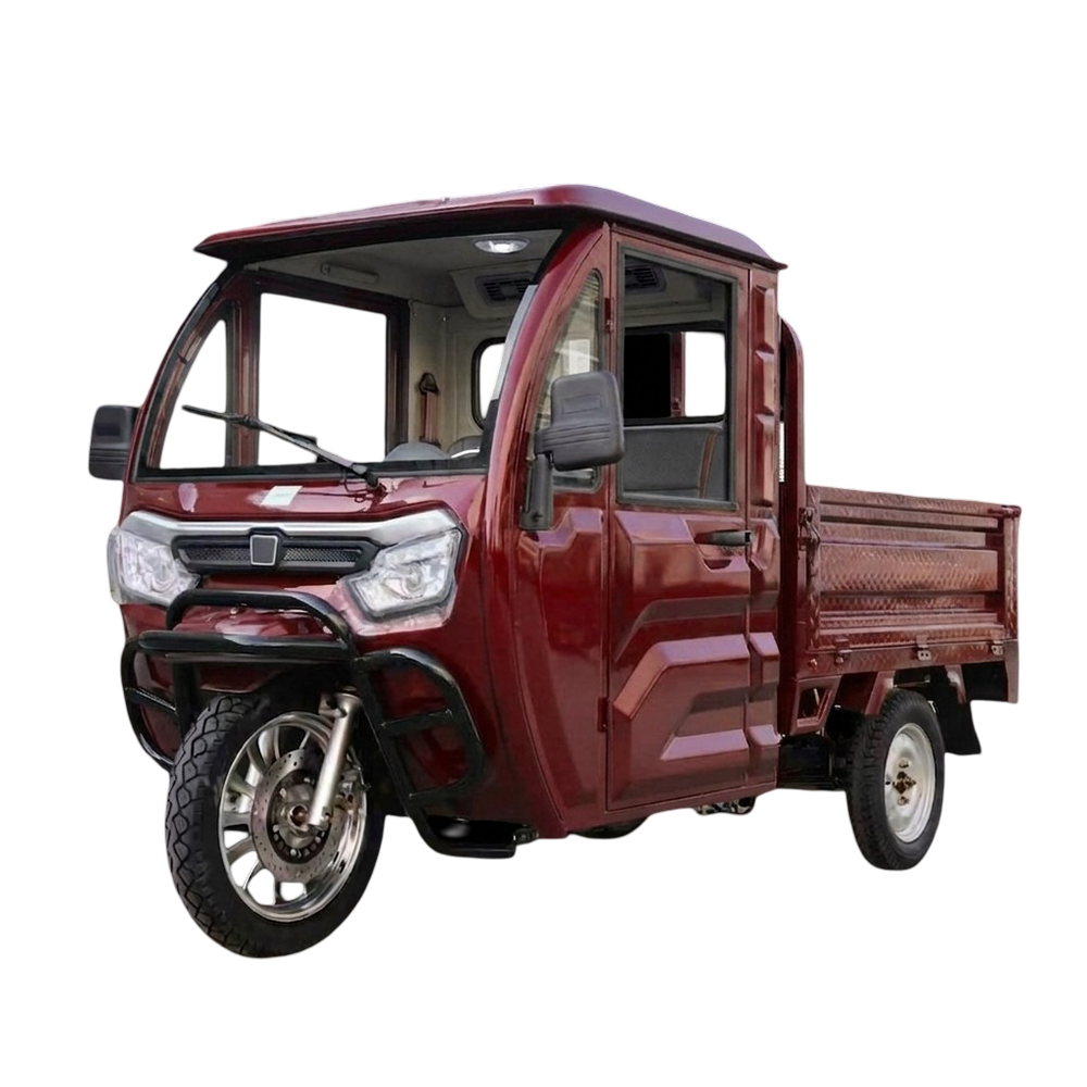 Triciclu Electric cu Volan Model KH06 | 72V/58Ah | 25km/H Fără Permis | Roșu