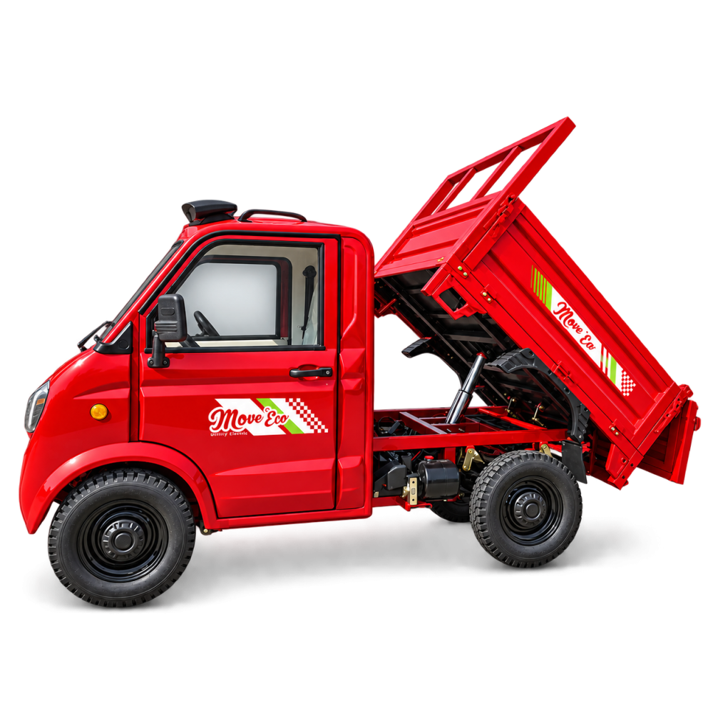 Camionetă electrică Epickup KH09 | 3500W | 72V-105 Ah | Fără Permis | 25 km/h | Roșu