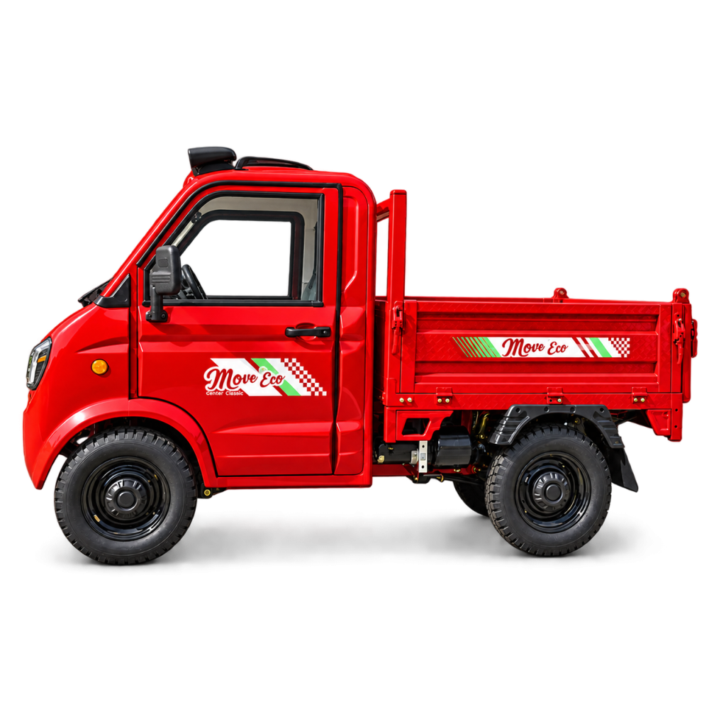 Camionetă electrică Epickup KH09 | 3500W | 72V-105 Ah | Fără Permis | 25 km/h | Roșu